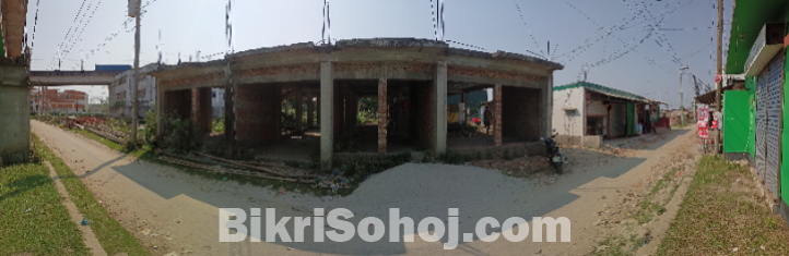 ১০ শতাংশ জমি সহ একতলা ছাদ কমপ্লিট বিল্ডিং সহ বিক্রি করা হবে